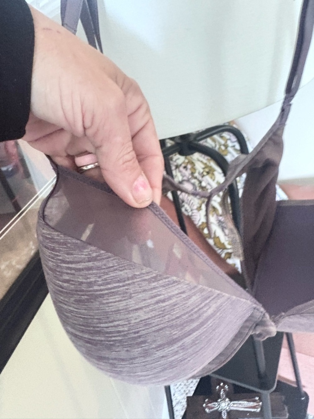 Victoria's Secret Heathered Lavender Underwire Bra